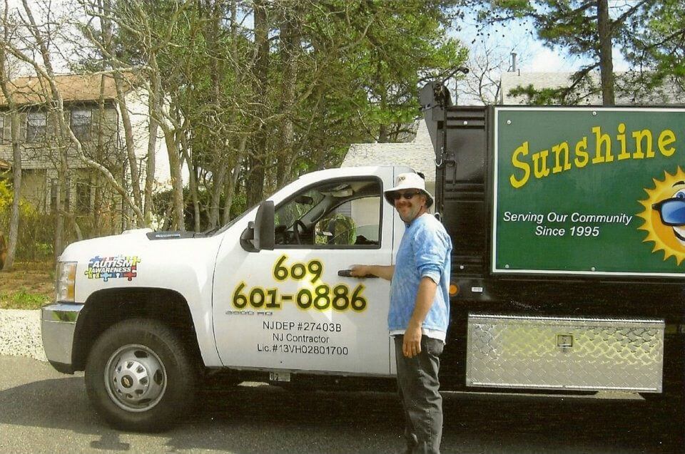Proud owner of Sunshine Lawn Care LLC